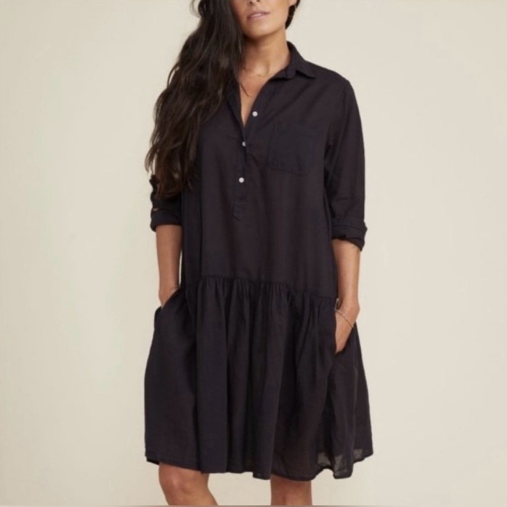 Frank & Eileen Grayson the Changemaker dress in black liquid lyocell size 01 XS - Picture 2 of 16